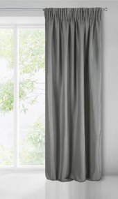 Висококачествена сива затъмняваща завеса с фина текстура на плата Дължина: 270 см