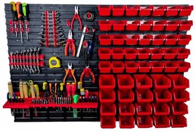 Стена за инструменти 115x78 см + 55 кутии