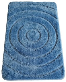 Синя постелка за баня 50x80 cm - JAHU collections