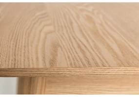 Сгъваема маса за хранене с дъбов плот 90x180 cm Glimps - Zuiver