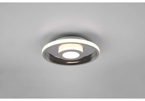 Метално LED осветително тяло за таван в блестящо сребристо ø 30 cm Ascari - Trio