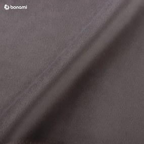 Тъмно сив кадифен разтегателен диван Santo - Milo Casa