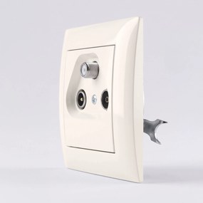 Розетка RTV-SAT OSTE JNH011-A BEIGE