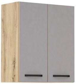 Горен кухненски шкаф Лорен 60/Сив мат G49