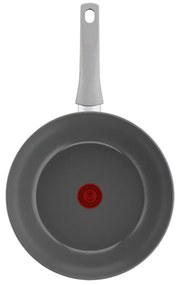 Уок Тиган Tefal C4241943 Renew+, 28 см, Керамично покритие, Thermo-Signal, Thermo-Fusion, Thermo-Spot, Индукция, Сив