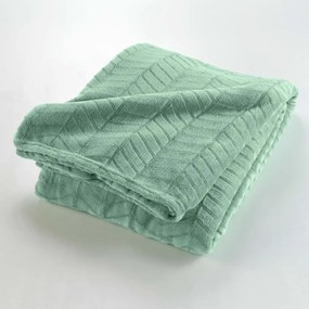 Светлозелено покривало за легло от микрофланела 180x220 cm Arya – douceur d'intérieur