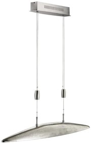 Метално LED затъмняващо се висящо осветително тяло в сребрист цвят Colmar – Fischer &amp; Honsel