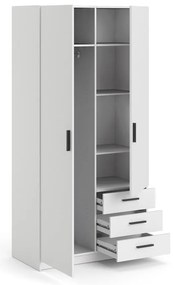 Бял гардероб 99x200 cm Sprint – Tvilum