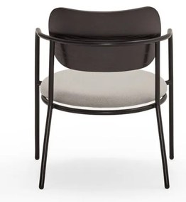 Черно-сив трапезен стол в декор от пепел Eclipse - Teulat