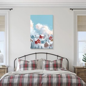 Картина на платно – Заснежено селце