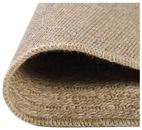 Черно-бежов кръгъл външен килим ø 80 cm Comilla – Ayyildiz Carpets