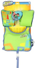 Надуваема жилетка за плуване с ръкави зелена Bestway 32174