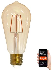 LED Димируема крушка VINTAGE ST64 E27/5,5W/230V 1800-2700K Wi-fi Tuya