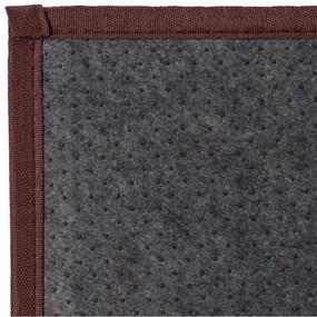 Бамбуков килим в кафяво и цвят горчица 140x200 cm – Casa Selección