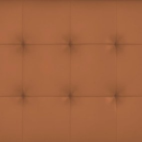 Кафяв разтегателен диван от изкуствена кожа 191 cm Maine – Støraa