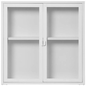 Бяла метална висяща витрина 80x80 cm Brisbane – House Nordic