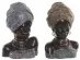 Декоративна фигурка DKD Home Decor Смола Колониален Африканка (24 x 18 x 36 cm) (2 броя)