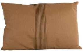 Кафява възглавница в цвят коняк PT Living Leather Look, 50 x 30 cm - PT LIVING