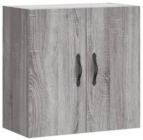829962 vidaXL Стенен шкаф, сив сонома, 60x31x60 см, инженерно дърво