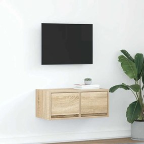 861494 vidaXL ТВ шкаф Дъб Сонома 60x31x25,5 cm Инженерна дървесина