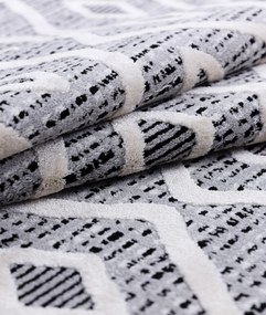 Килим за антре (80 x 300) 33082A - Сиво