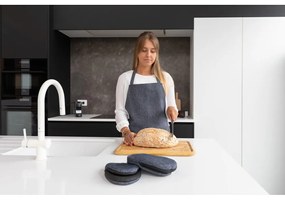 Комплект от 2 тъмно сиви тенджери - Tiseco Home Studio