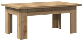 855959 vidaXL Комплект кафе маси, дъб сонома, 100x60x42 см, инженерно дърво