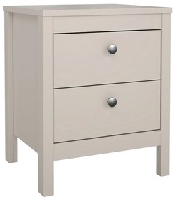 Сиво-бежово нощно шкафче Madrid – Tvilum