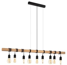 Eglo 182429 - Полилей на кабел TOWNSHEND 9xE27/60W/230V