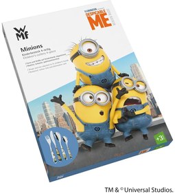 Комплект прибори за хранене от неръждаема стомана за деца от 4 части Minions - WMF