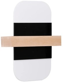 Черно-бяла LED светлина за стена April - Candellux Lighting