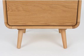 Скрин от масивен ясен в естествен цвят 45x112x40 cm Rise – Zuiver