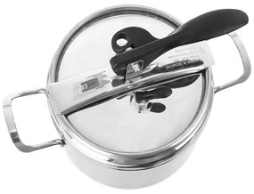 Тенджера под налягане от неръждаема стомана с капак , 5 л Profi - Orion