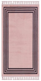 Розов миещ се килим 180x120 cm - Vitaus