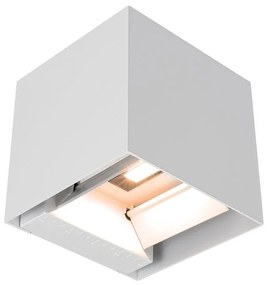 LED соларна стенна лампа със сензор LED/9W/5V IP65 2600 mAh бяла