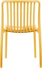 Жълт пластмасов трапезен стол Glee – Leitmotiv