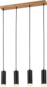 Пендел BENITO, черен, 4хGU10