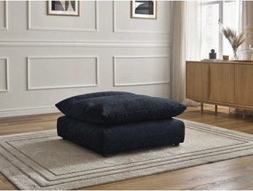 Тъмносиня шенилова табуретка Neil – Bobochic Paris