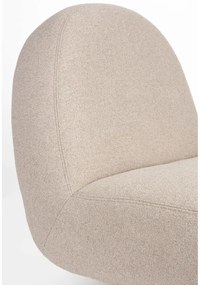 Бежово въртящо се кресло Eden – Zuiver