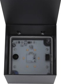 Външна лампа черна 65 см вкл. LED IP64 с димираща светлина и соларна батерия - Charlene