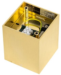 Дизайнерски повърхностно монтиран прожектор златен GU10 50mm - Qubo Honey