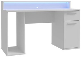 Писмено бюро IVAR с подсветка, бяло