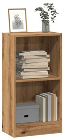 857773 vidaXL Библиотека, дъб артизан, 40x24x76 см, инженерно дърво