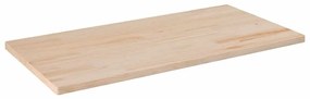 824410 vidaXL Плот за маса, 110x55x2,5 см, бор масив, правоъгълен