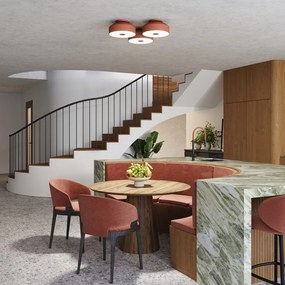 Оранжево осветително тяло за таван ø 30 cm Blacko – Sollux