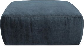 Тъмносиня шенилова табуретка Kuki – Makamii