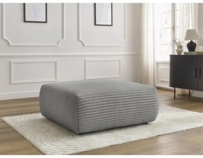 Тъмносива табуретка от рипсено кадифе Lucien – Bobochic Paris