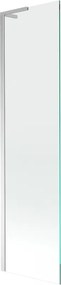 Mexen Next L параван за вана 1-крилен 50 x 150 см, прозрачен, хром - 895-050-000-03-00-01
