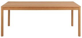 Сгъваема трапезна маса от дъб в естествен цвят 100x200 cm Atlantic – Actona
