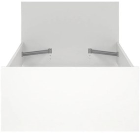 Бяло единично легло 90x190 cm Naia – Tvilum